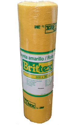 Rollo bayeta amarilla precortada cidal 38x800 cm 