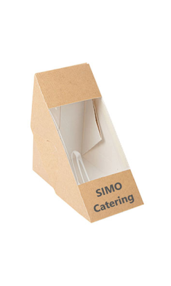 Sandwich Kraft 300g Doble - Personalizado - Mínimo 24 Cajas