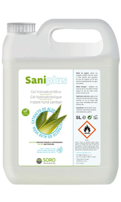 SANIPLUS Aloe Vera gel manos hidroalcoholico
