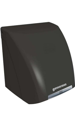 Secamanos de aire óptico negro Lou Zep 2100W