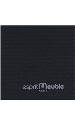 Servilleta Personalizada Negra 20x20cm - Pedido Mínimo 10 Cajas