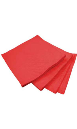 SERVILLETA 20x20cm 2c P&P roja Ecolabel