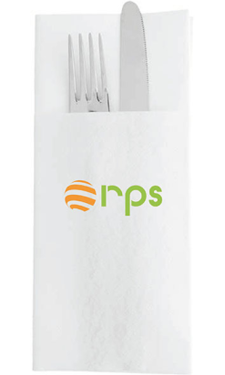 Servilleta Airlaid 30x33 60g Mini Canguro Blanca Personalizada