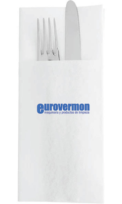 Servilleta Airlaid 30x33 60g Mini Canguro Blanca - Personalizada