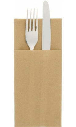 SERVILLETA 30x40 cm AIRLAID 60g CANGURO nature