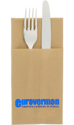 Servilleta Airlaid Canguro Nature 32x40 60g - Personalizada