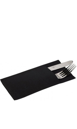 SERVILLETA 33x40 cm 2c P&P CANGURO Negra celulosa