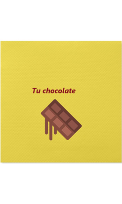 Servilleta Amarilla Personalizada - 40x40 cm - 240 Unidades