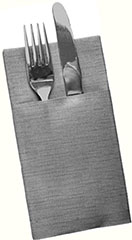 SERVILLETA 40x40 cm 2c G&P CANGURO Luxe negra 