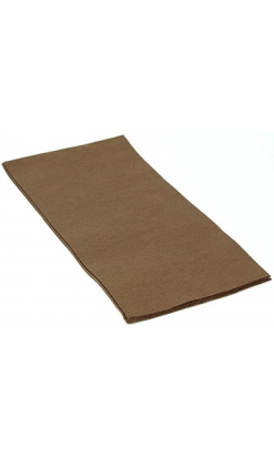 SERVILLETA 40x40cm 2c 1/8 P&P marron