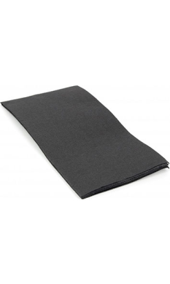 SERVILLETA 40x40cm 2c 1/8 P&P negra