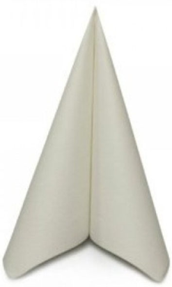 SERVILLETA 40x40cm AIRLAID 50g 1/4 blanca 