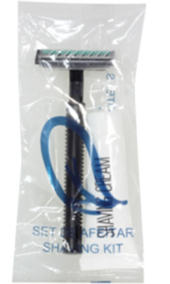 SET AFEITAR MAS TUBO CREMA Standar celofan