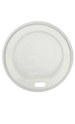 TAPA PLA COMPOSTABLE Ø80 mm para vaso 240 y 360 ml