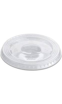 Vaso compostable PLA con tapa plana y crux - 600, 360, 270 cc