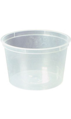 Tarrina Reutilizable Redonda 500 cc sin Tapa | Comprar Ahora