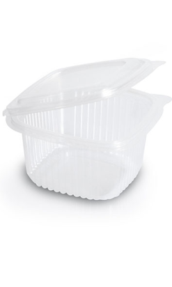 TARRINA TAPA BISAGRA 500 cc PP 126x143x55 mm