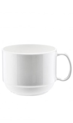 TAZA 250 cc 84x67 mm policarbonato blanco 