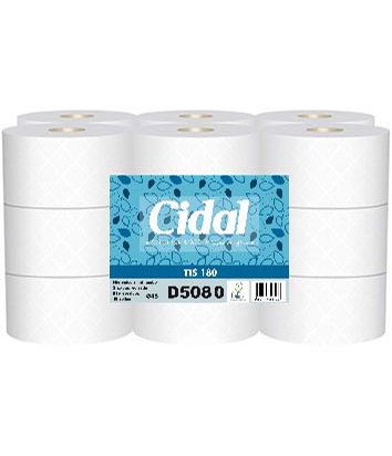 TIS 180 Flex - Papel Higiénico Mini Jumbo Laminado