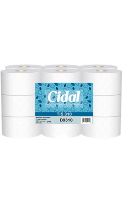 TIS 300 1c Ø60 higienico mini jumbo gofrado