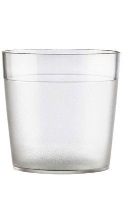 VASO 170 cc 70x70 mm policarbonato transparente