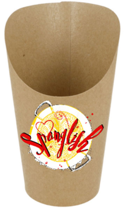 Vaso Fritos Kraft Personalizado 225g 270ml