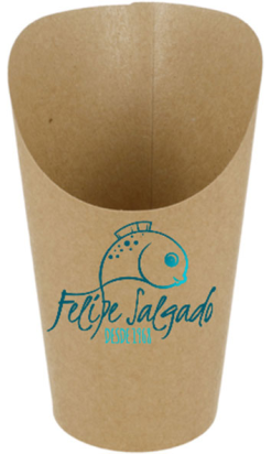 Vaso Kraft Fritos 225g 660ml Personalizado - Compra Online