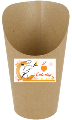 Vaso Kraft Personalizado 225g 660ml para Fritos - ¡Compra Ahora!