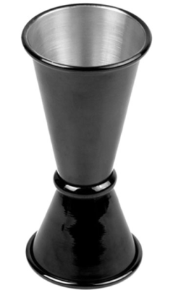 VASO MEDIDOR INOX NEGRO Ø4,5x9,2 cm
