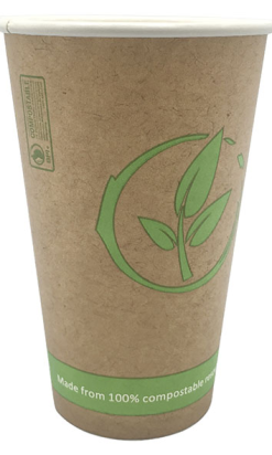 VASO PLA COMPOSTABLE 360 ml bebida fria y caliente