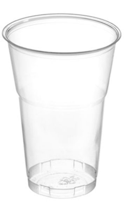 Vaso Transparente Reciclable 300 cc PP - Cumple Normas Europeas