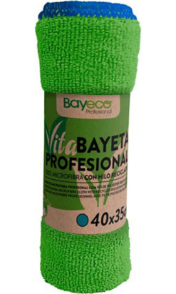 Microfibras VITABAYETA 35x40cm verde - Limpieza de calidad