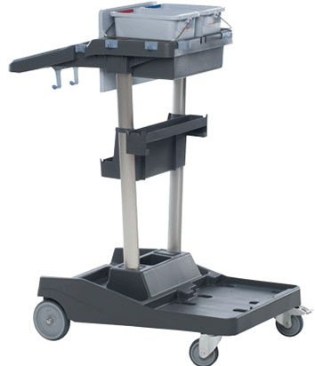 VOLEOPRO Standard - Juego de 2 cubos 6L con clip, azul y rojo - Vileda