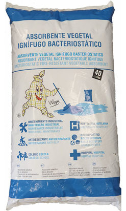 WIPPY ABSORBENTE VEGETAL Ignifugo Bacteriostatico 