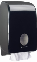 AQUARIUS negro dispensador toallas interplegadas