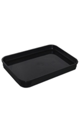 BANDEJA ABS 330x215x25 mm negra
