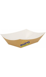 Barqueta Kraft 300g | 145x10mm Superior Base 60x10mm | Personalizable