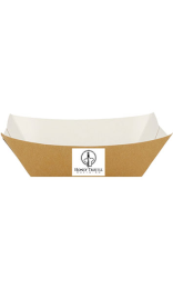 Barqueta Kraft 300g Superior 160x10mm Base 105x72 - ¡Oferta especial!