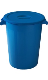 BARREÑO WEX CON TAPA HAS 100 l azul