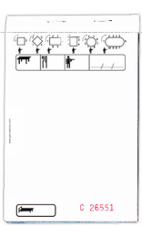 BLOCS COMANDA ESTANDAR TRIPLICADOS 10x15 cm