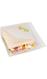 Bolsa Antigrasa 15x15 Blanco 35g - Envoltorio para Kebab y Hamburguesas