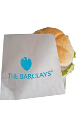 Bolsa Antigrasa 15x15 Blanco 35g para Kebab y Hamburguesa