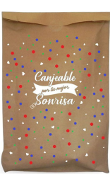Bolsa Kraft Americana 80g - Personalizada - Pedido mínimo 100 cajas