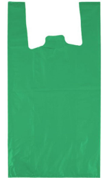 BOLSA ASA CAMISETA 48x59 VERDE REUTILIZABLE G200