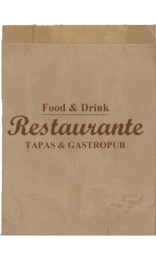 Bolsa Kraft 40g para Pan y Bollería - Personalizada - Mínimo 250 Cajas