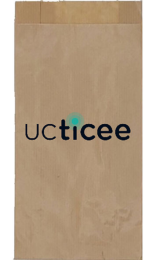 Bolsa Kraft 40g 9+5x20 - Personalizada para Pan y Bollería