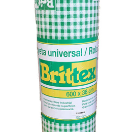 Rollo Bayeta Universal Verde-Blanca BRITTEX 3M - 38x600 cm