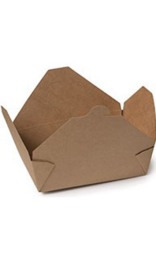 CAJA AMERICANA KRAFT ESTANCA 1980 ml 211x158x68mm