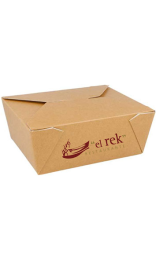 Caja Americana Kraft Estanca 300g 1350ml Personalizada