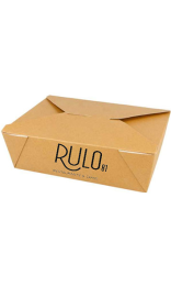 Caja Americana Estanca Kraft 1980ml 300g - Personalizada en 1 Color